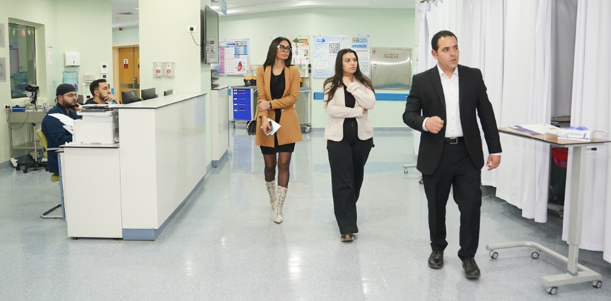 Al-Nas Hospital visit